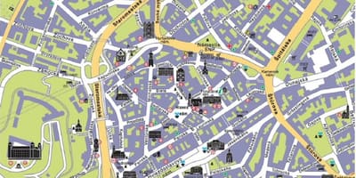 地图布拉迪斯拉发的斯洛伐克