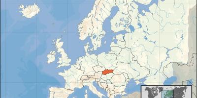 斯洛伐克在世界地图上的位置
